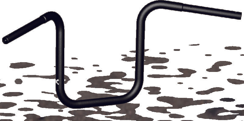 Burly Brand Ape Hanger 12in - Black Burly Brand Handlebars  AXOPROS