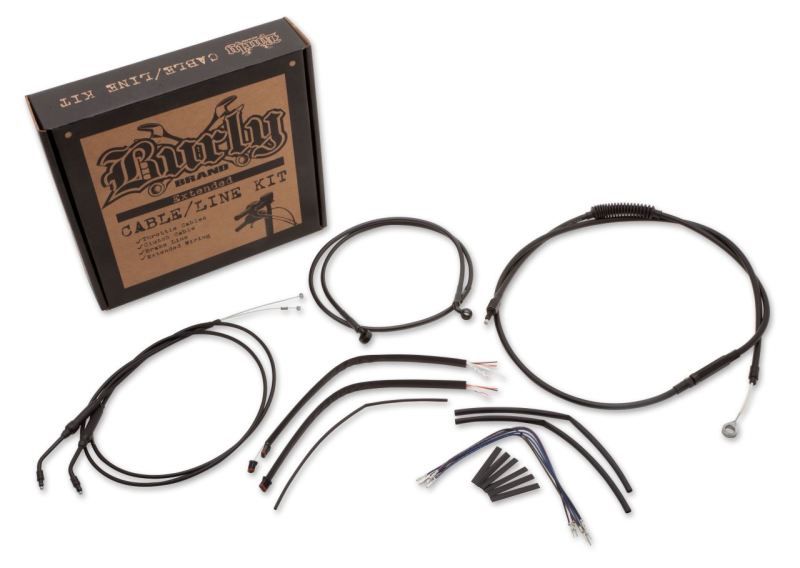 Burly Brand Control Kit 12in Ape XL Burly Brand Throttle Cable AXOPROS