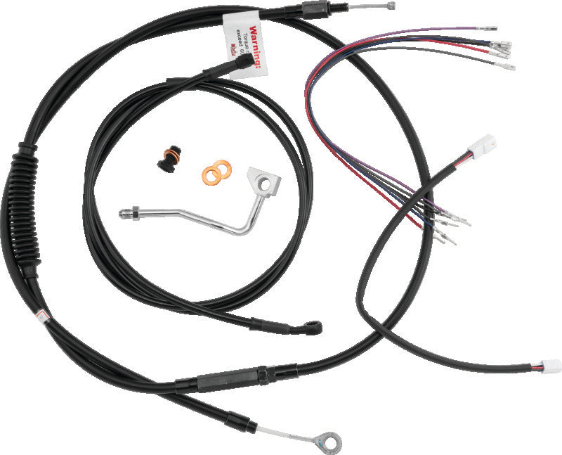 Burly Brand Control Kit 18in Gorilla - Black Burly Brand Throttle Cable AXOPROS