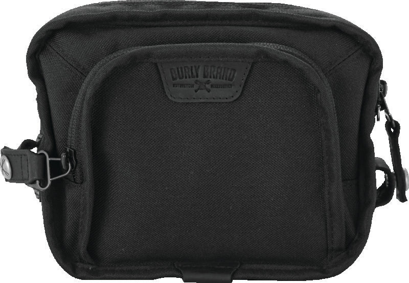 Burly Brand Handlebar Bag - Black Burly Brand Bags - Saddlebags AXOPROS
