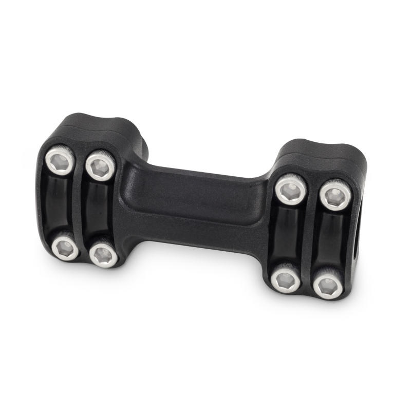 Burly Brand Reaper Riser Clamp 1-1/2in Tall for 1in Bar, One Piece - Texture Black Burly Brand Handlebars AXOPROS