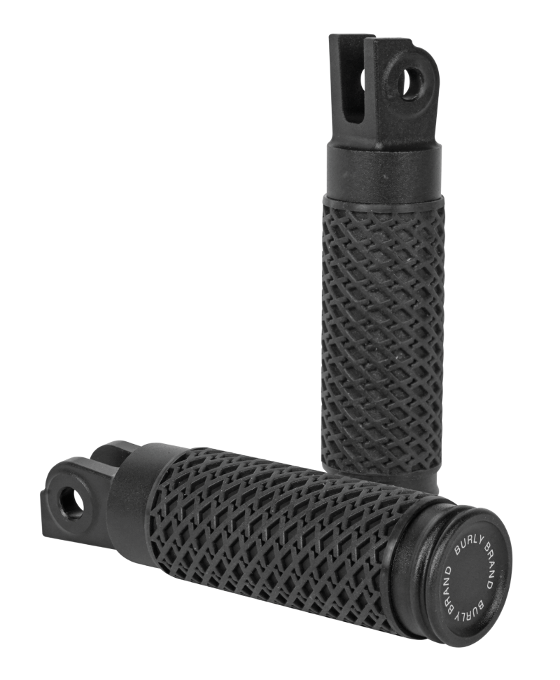 Burly Brand Slash Cut Rider Front Peg Set Burly Brand Footpegs AXOPROS