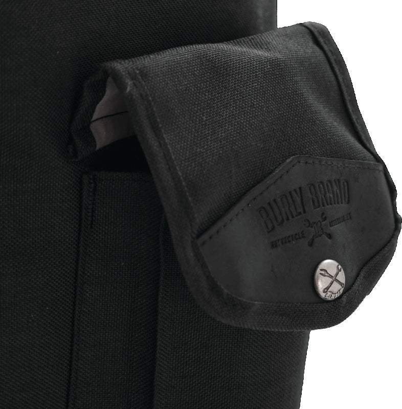 Burly Brand Voyager Sissy Bar Backpack - Black Burly Brand Bags - Saddlebags AXOPROS