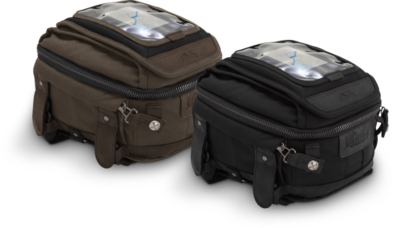 Burly Brand Voyager Tank / Tail Bag - Dark Oak Burly Brand Bags - Saddlebags  AXOPROS
