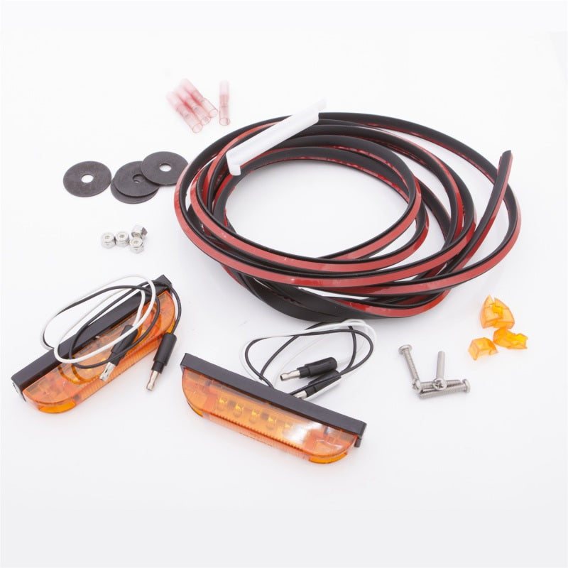Bushwacker 99-18 Universal 2-Wire Led Marker Light Kit For Flat Style Flares Bushwacker Light Accessories and Wiring AXOPROS