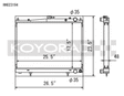Koyo 00-02 Nissan Skyline GTR 2.6L Turbo Racing Radiator Koyo Radiators  AXOPROS