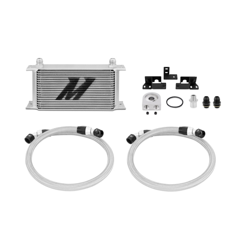 Mishimoto 07-11 Jeep Wrangler JK Oil Cooler Kit - Silver Mishimoto Oil Coolers  AXOPROS