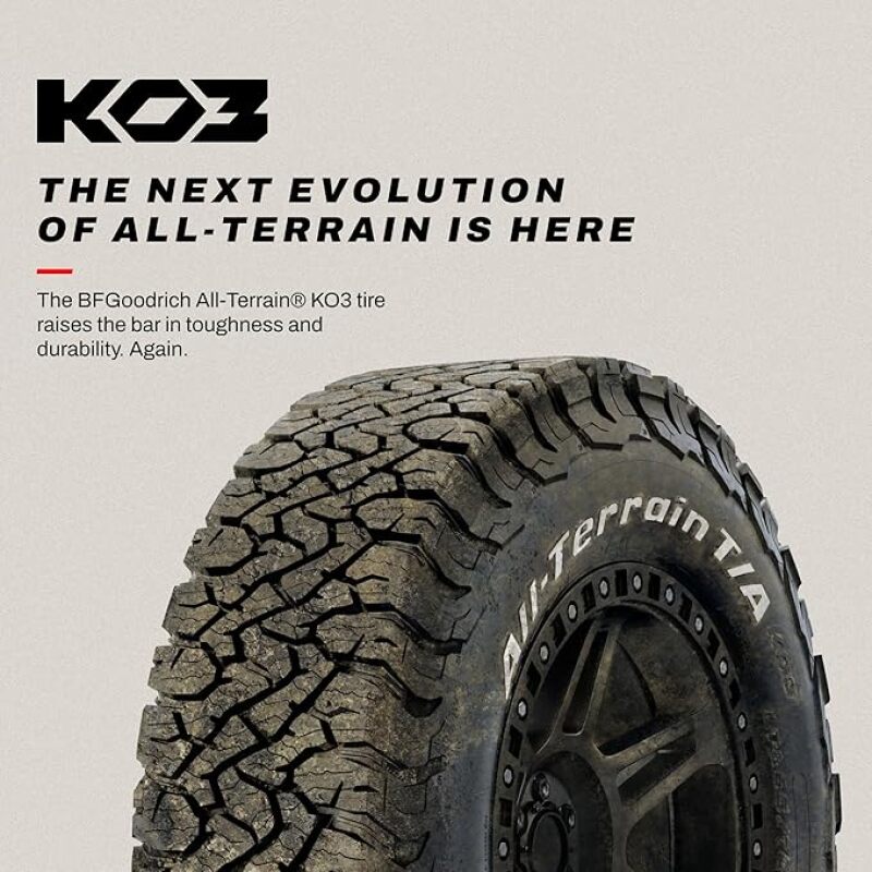 BFGoodrich All Terrain T/A KO3 LT285/55R20/D 117/114S BFGoodrich Automotive/UTV Tires - On Road AXOPROS