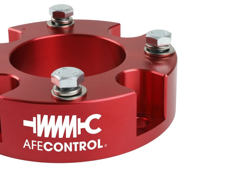 aFe CONTROL 1.875 IN Leveling Kit 22-23 Toyota Tundra - Red aFe Leveling Kits  AXOPROS
