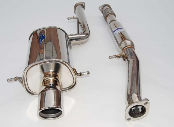 Invidia 02-07 WRX/STi 76mm Q300 Stainless Steel Cat-back Exhaust Invidia Catback AXOPROS
