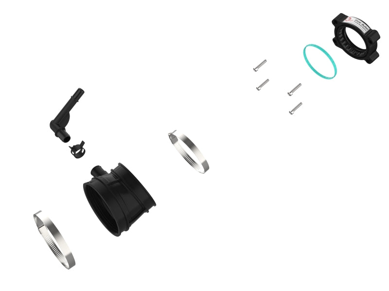 aFe 2020 Vette C8 Silver Bullet Aluminum Throttle Body Spacer / Works With Factory Intake Only - Blk aFe Throttle Body Spacers AXOPROS