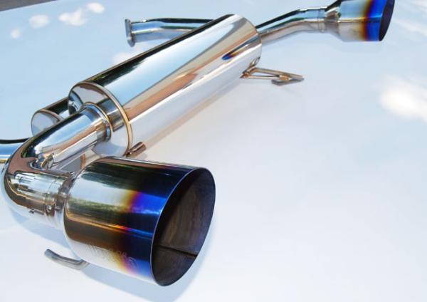 Invidia 09+ 370Z Gemini Single Layer Titanium Tip Cat-back Exhaust Invidia Catback AXOPROS