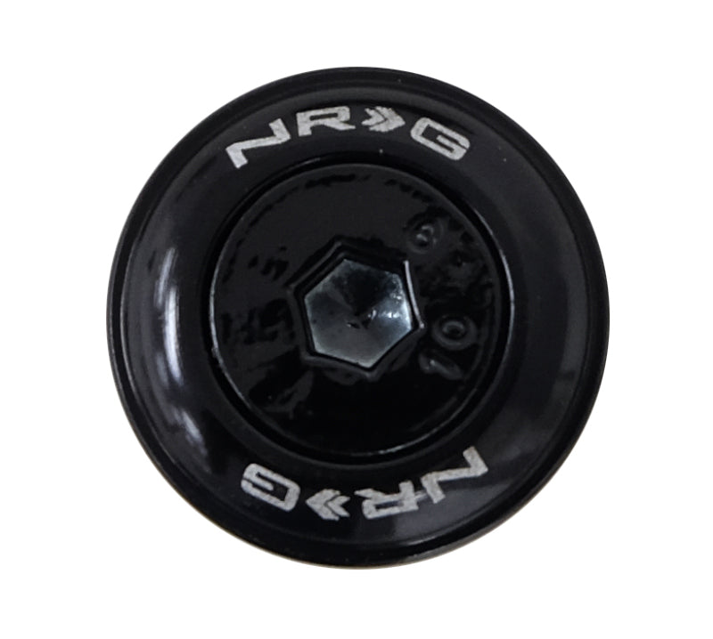 NRG NRG Fender Washer Kit w/Color Matched M6 Bolt Rivets For Plastic (Black) - Set of 10 Hardware Kits - Other aftermarket performance part