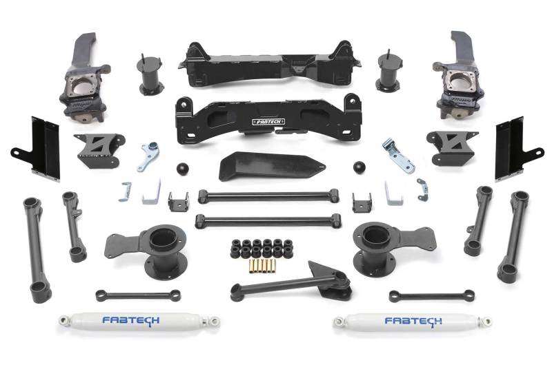 Fabtech 2015-21 Toyota 4Runner 4WD 6in Basic Sys w/Perf Shks Fabtech Lift Kits  AXOPROS