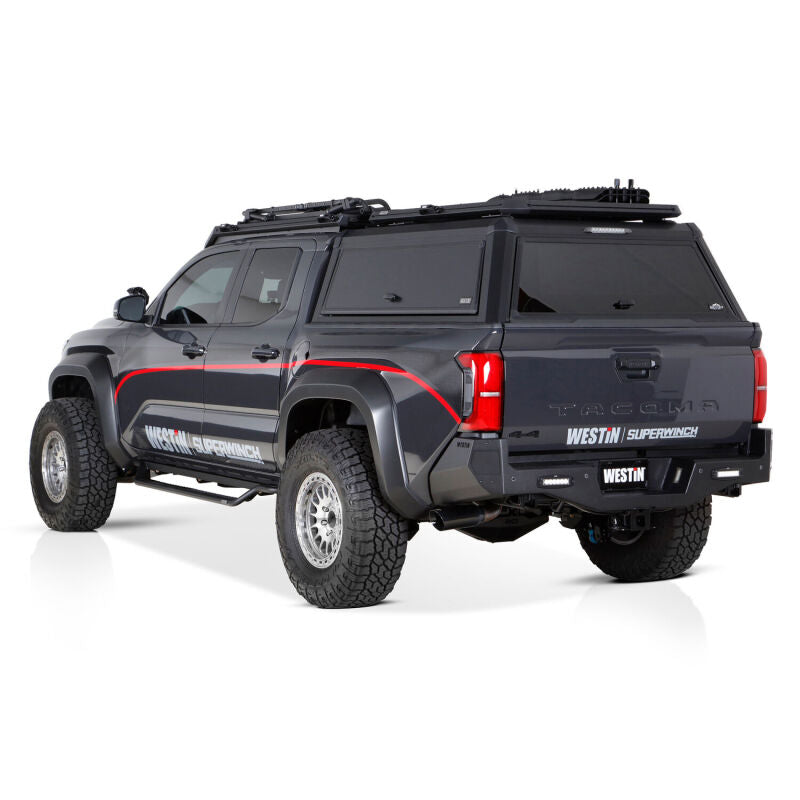 Westin 24-26 Toyota Tacoma DC Outlaw Drop Running Boards - Tex. Blk Westin Running Boards AXOPROS