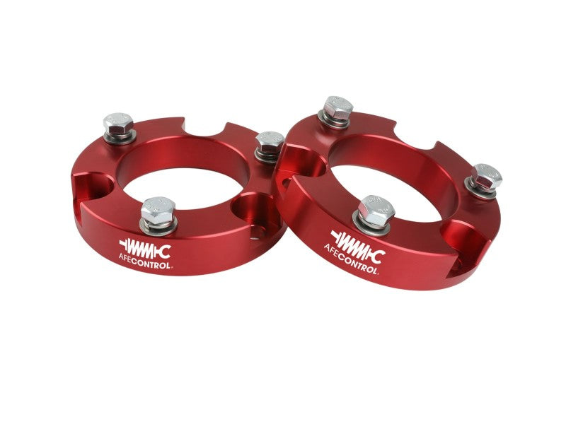 aFe CONTROL 2.0 IN Leveling Kit 05-21 Toyota 4Runner/FJ Cruiser/Tacoma - Red aFe Leveling Kits  AXOPROS