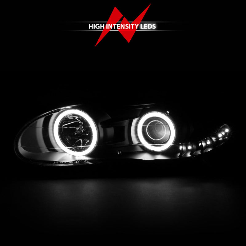 ANZO 1998-2002 Chevrolet Camaro Projector Headlights w/ Halo Black ANZO Headlights AXOPROS