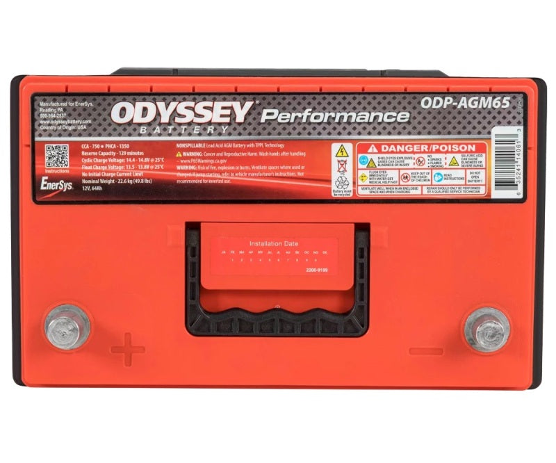 Odyssey Battery Auto/Truck/Heavy Duty & Commercial Performance AGM Battery (65-760) Odyssey Battery Batteries AXOPROS