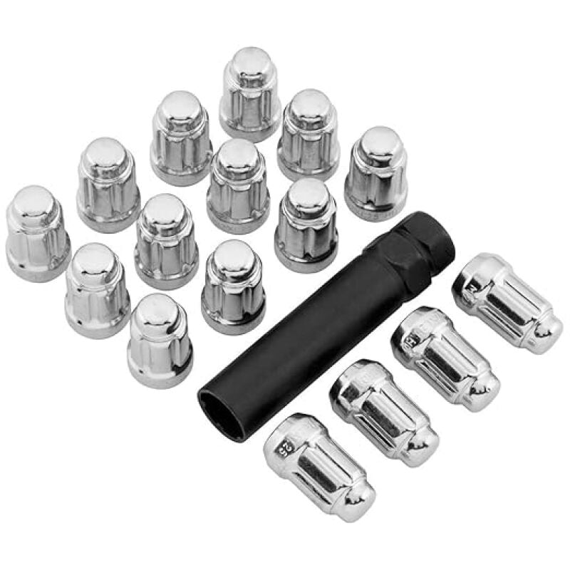 ITP Lug Nuts (Box) - 12x1.25 Splined Tapered - Chrome ITP Lug Nuts AXOPROS