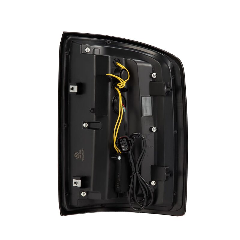 AlphaRex 14-18 GMC Sierra 1500/2500HD/3500HD LUXX-Series LED Tail Lights Blk/Red w/Actv Lgt Seq. Sig AlphaRex Tail Lights AXOPROS