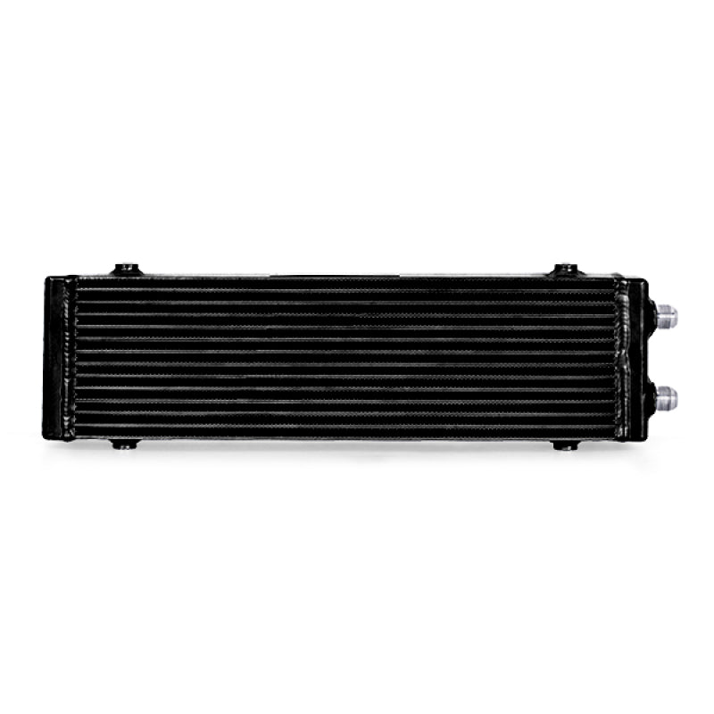 Mishimoto Universal Large Bar and Plate Dual Pass Black Oil Cooler Mishimoto Oil Coolers  AXOPROS