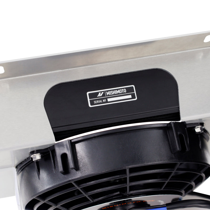Mishimoto Universal Oil Cooler Kit 25-Row Cooler and 1x 8in Fan Mishimoto Oil Coolers  AXOPROS