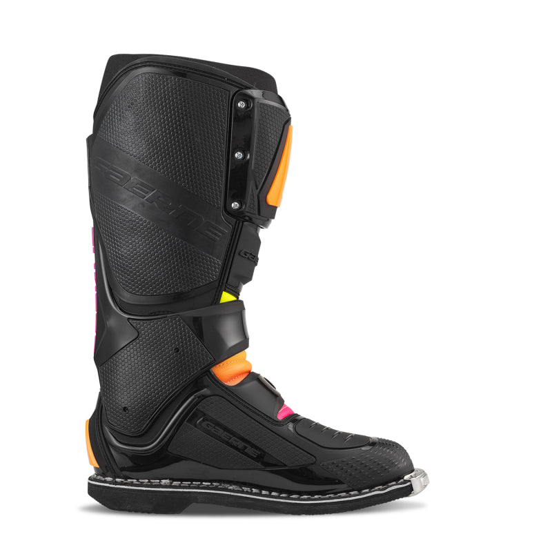 Gaerne SG12 Limited Edition Boot Black/Orange/Pink - Size 10 Gaerne Motorcycle Boots AXOPROS
