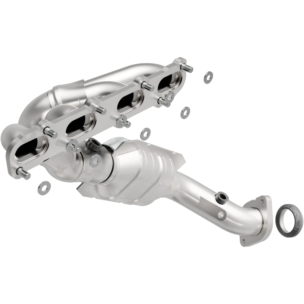 California Manifold Catalytic Converter MagnaFlow Exhaust Products Catalytic Converter with Integrated Exhaust Manifold AXOPROS