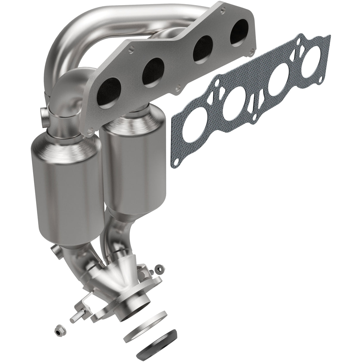 California Manifold Catalytic Converter MagnaFlow Exhaust Products Catalytic Converter with Integrated Exhaust Manifold AXOPROS