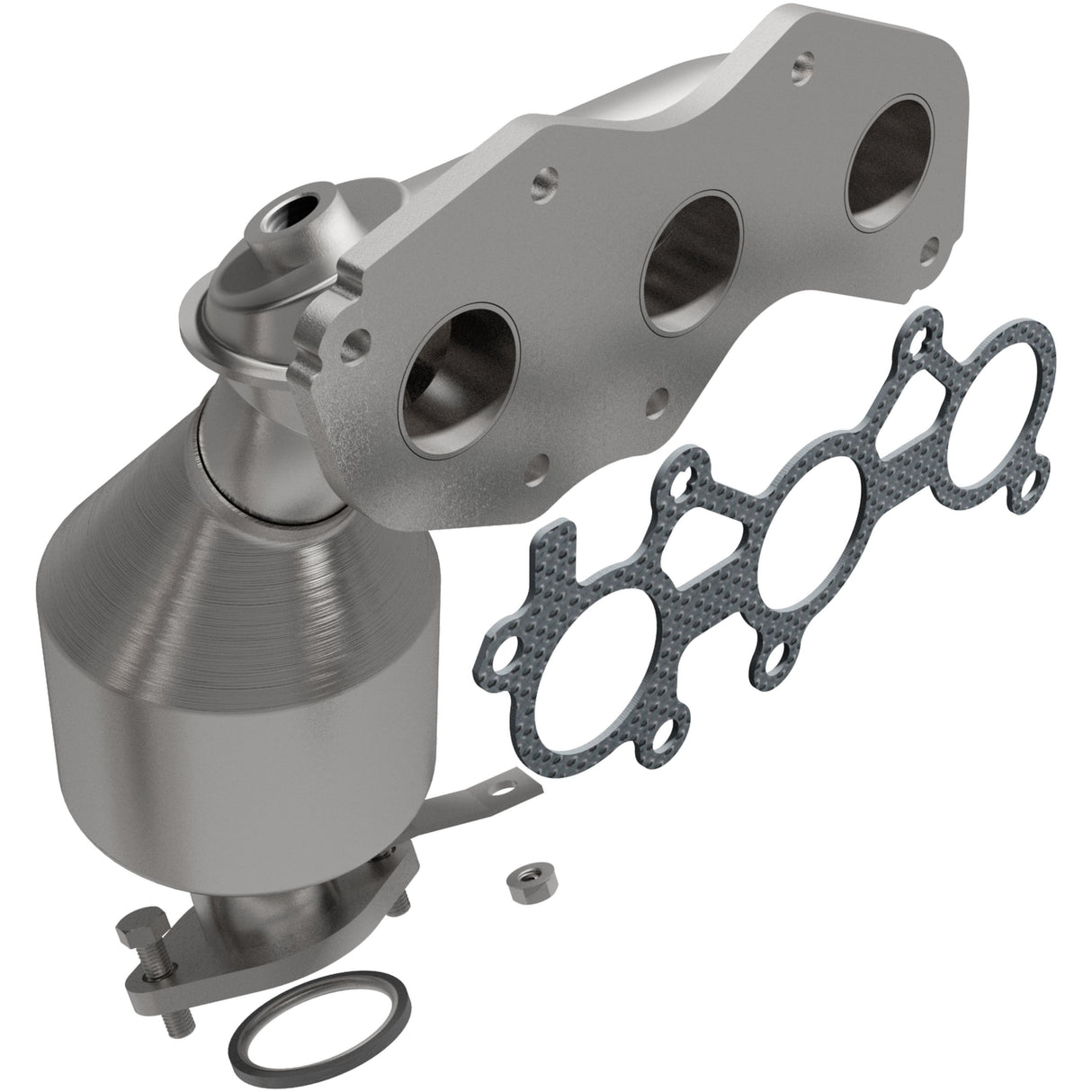 California Manifold Catalytic Converter MagnaFlow Exhaust Products Catalytic Converter with Integrated Exhaust Manifold AXOPROS
