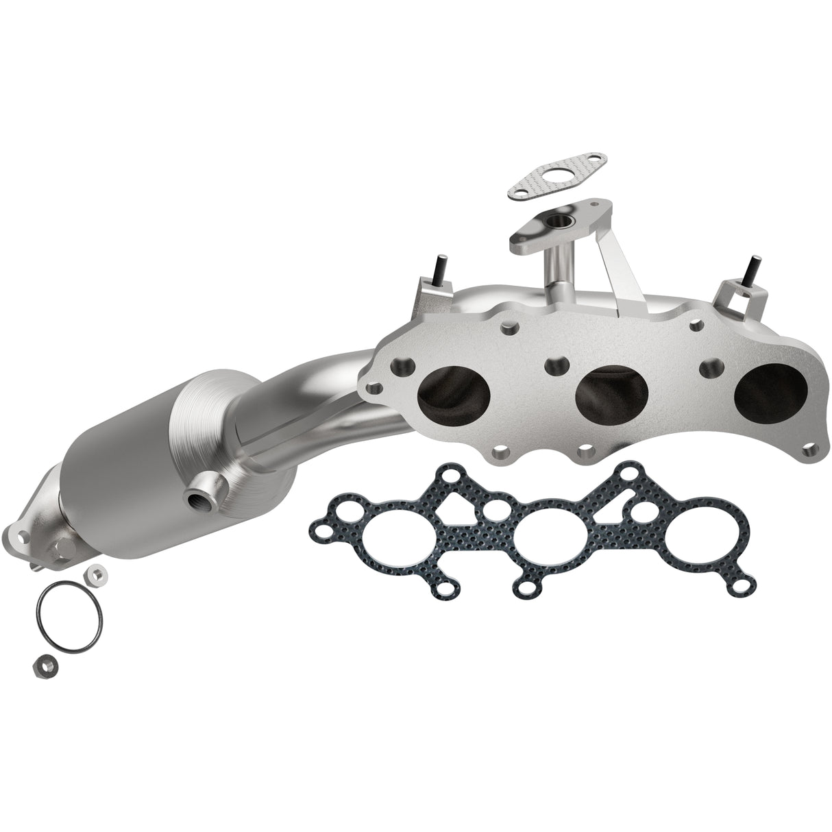 California Manifold Catalytic Converter MagnaFlow Exhaust Products Catalytic Converter with Integrated Exhaust Manifold AXOPROS