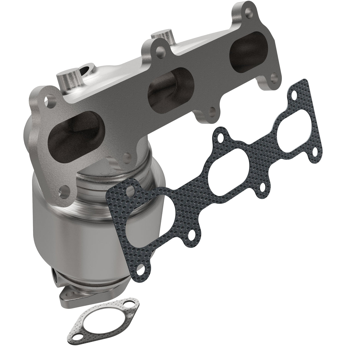California Manifold Catalytic Converter MagnaFlow Exhaust Products Catalytic Converter with Integrated Exhaust Manifold  AXOPROS