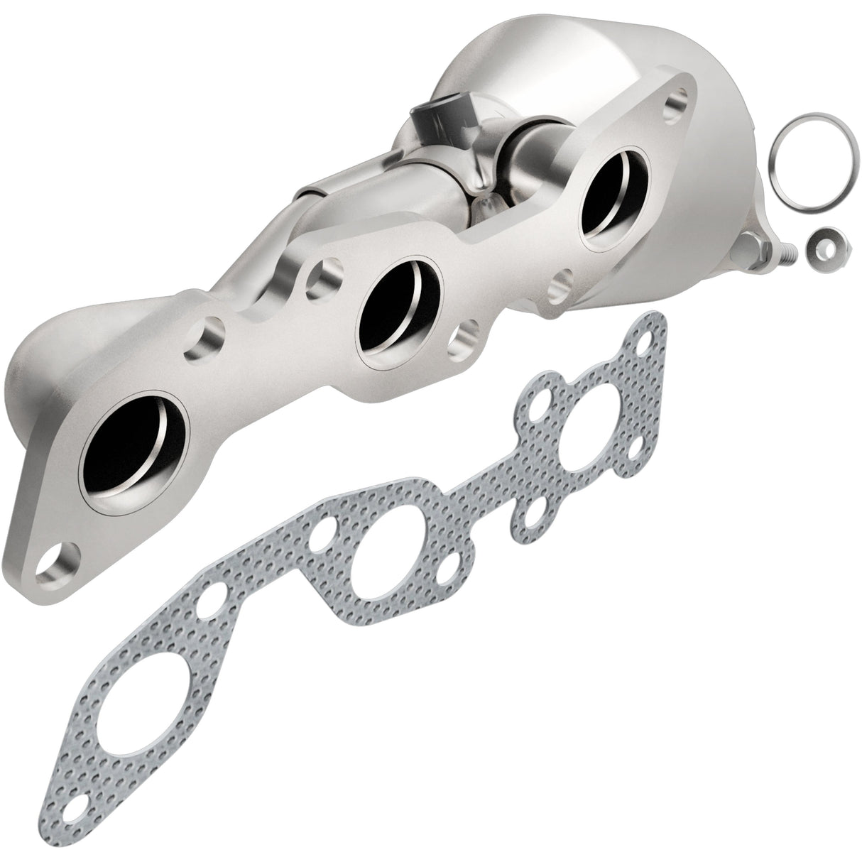 California Manifold Catalytic Converter MagnaFlow Exhaust Products Catalytic Converter with Integrated Exhaust Manifold AXOPROS