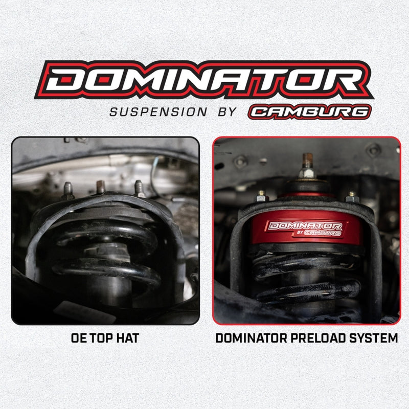 Camburg 05-23 Toyota Tacoma / 03-24 Toyota 4Runner Dominator Preload Spacer Kit Camburg Preload Adjusters AXOPROS