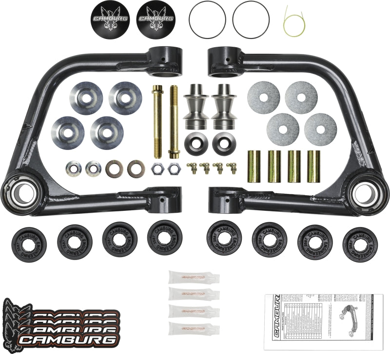 Camburg Ford Bronco 21-23 1.25in Performance Uniball Upper Arms (w/Covers) Camburg Suspension Arms & Components AXOPROS