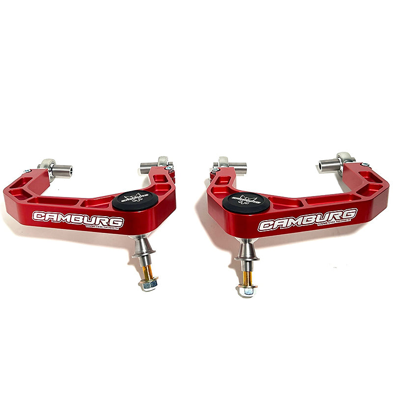 Camburg Toyota Tacoma 05-23 / 4-Runner 03-23 / FJ 07-14 KINETIK V2 Billet Uniball Upper Arms (Red) Camburg Suspension Arms & Components  AXOPROS