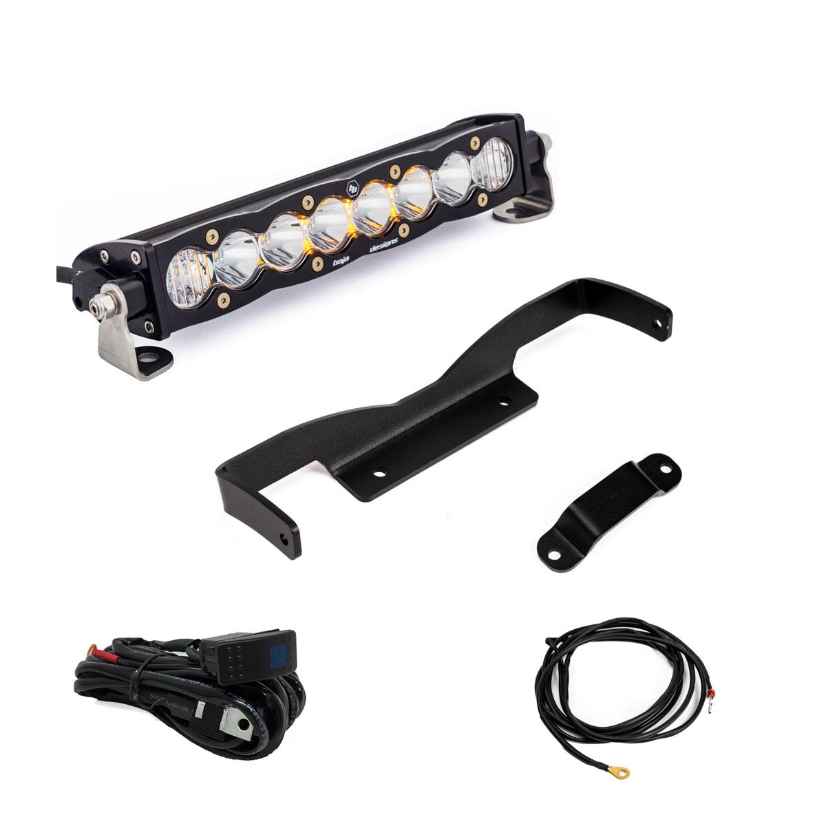 Can-Am Maverick R 10" S8 Shock Tower Kit Baja Designs Headlight Conversion Kit AXOPROS