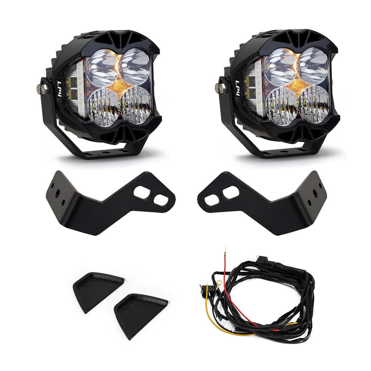 Can-Am Maverick R LP4 A-Pillar Kit Baja Designs Headlight Conversion Kit AXOPROS