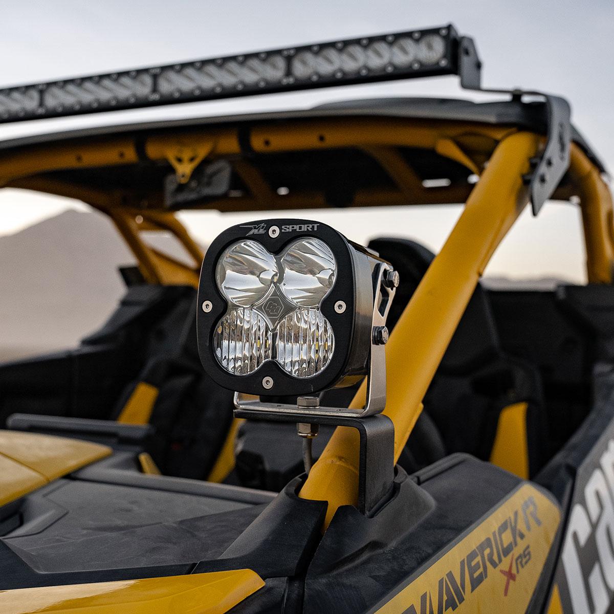 Can-Am Maverick R XL Sport A-Pillar Kit Baja Designs Headlight Conversion Kit AXOPROS