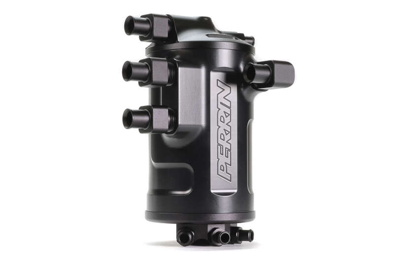 Perrin Performance PERRIN 02-21 Subaru WRX / 04-21 STI Air Oil Separator - Black Oil Separators aftermarket performance part