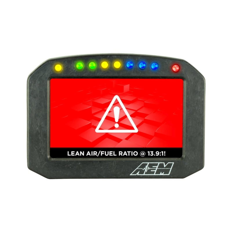 AEM AEM CD-5G Carbon Flush Digital Dash Display w/ Internal 20Hz GPS & Antenna Gauges aftermarket performance part