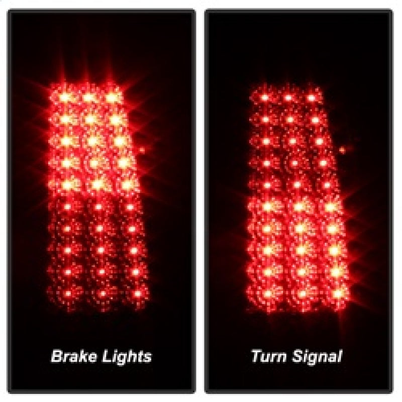 xTune Chevy Silverado 1500/2500/3500 99-02 99-03 LED Tail Lights Smoke ALT-ON-CS99-LED-SM SPYDER Tail Lights AXOPROS