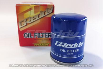 GReddy OX-03 Oil Filter - 3/4 -16UNF Inlet/ 65mm Diameter/90mm Tal GReddy Oil Filters AXOPROS