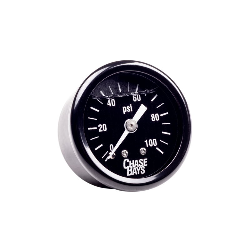 Chase Bays Liquid Filled 0-100psi Fuel Pressure Gauge Chase Bays Fuel Pressure Regulators  AXOPROS