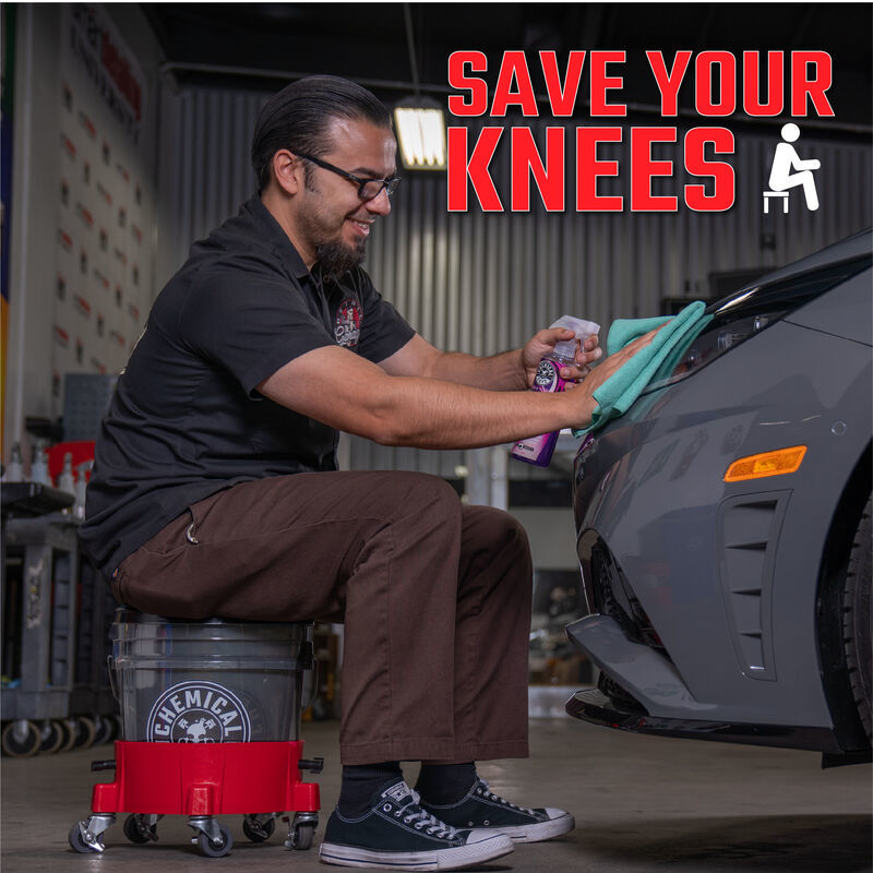 Chemical Guys Heavy Duty Detailing Bucket Smoked Black (4.5 Gal) Chemical Guys Wash Buckets AXOPROS