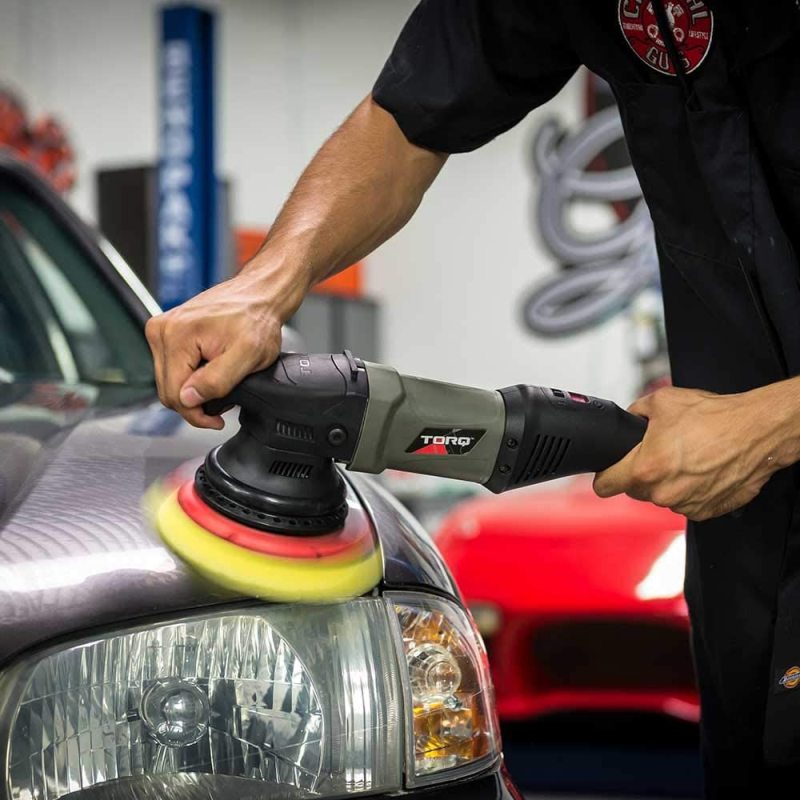 Chemical Guys Hex-Logic Quantum Heavy Cutting Pad - Yellow - 5.5in Chemical Guys Pads & Sponges AXOPROS