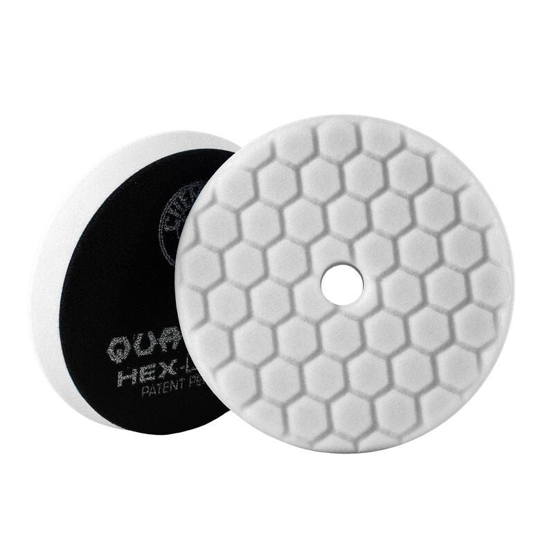 Chemical Guys Hex-Logic Quantum Light-Medium Polishing Pad - White - 5.5in Chemical Guys Pads & Sponges AXOPROS