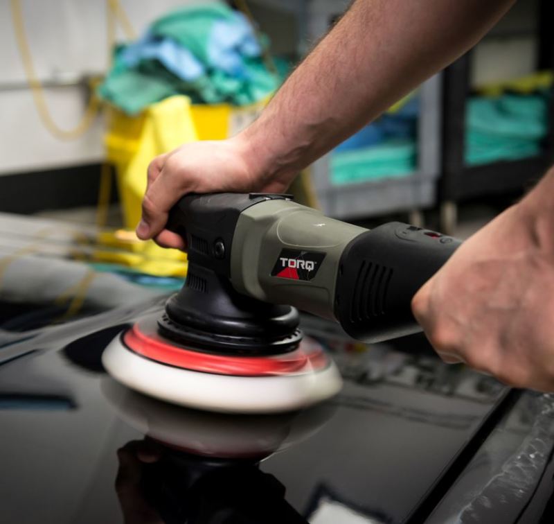 Chemical Guys Hex-Logic Quantum Light-Medium Polishing Pad - White - 5.5in Chemical Guys Pads & Sponges AXOPROS