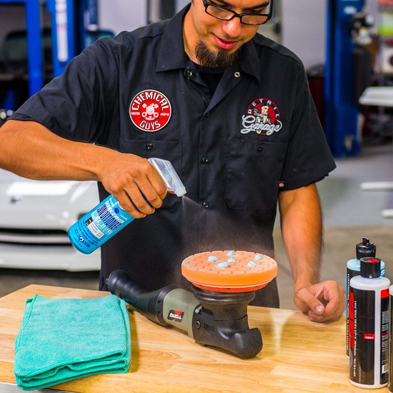 Chemical Guys Hex-Logic Quantum Medium-Heavy Cutting Pad - Orange - 5.5in Chemical Guys Pads & Sponges AXOPROS