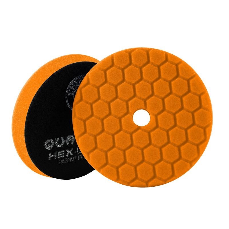 Chemical Guys Hex-Logic Quantum Medium-Heavy Cutting Pad - Orange - 5.5in Chemical Guys Pads & Sponges AXOPROS